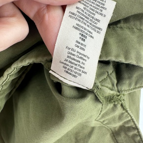 Free People Olive Green Hooded Jacket - Picture 10 of 11